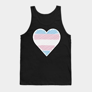 Trans - Lgbt Pride Heart Tank Top